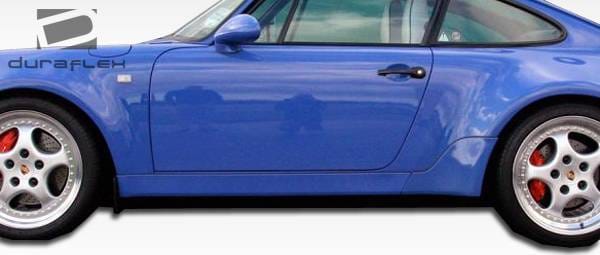Porsche 911 Duraflex Turbo Look Side Skirts Rocker Panels - 2 Piece - 105389 thumbnail 4
