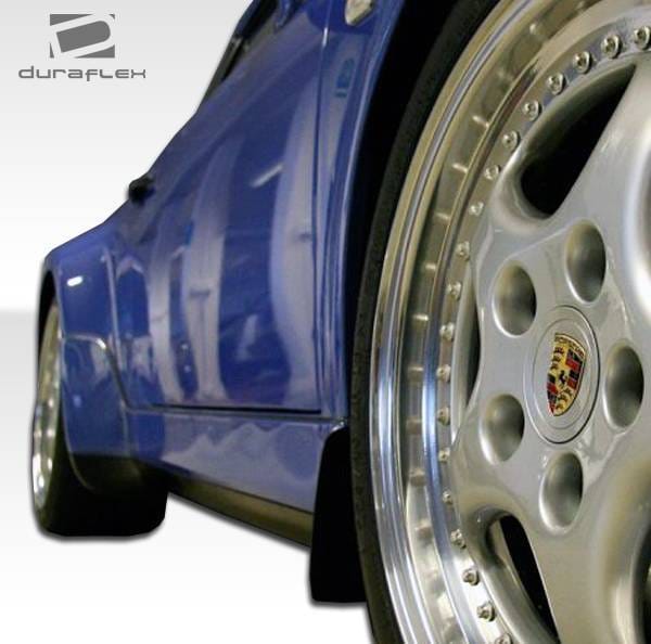 Porsche 911 Duraflex Turbo Look Side Skirts Rocker Panels - 2 Piece - 105389 thumbnail 6