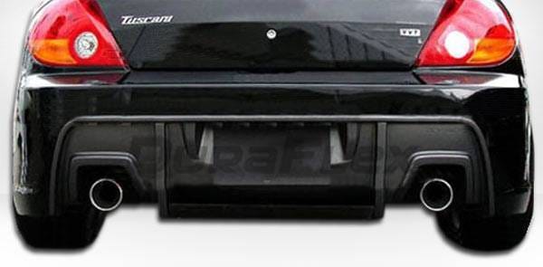 Hyundai Tiburon Duraflex Spec-R Rear Bumper Cover - 1 Piece - 106007 thumbnail 2