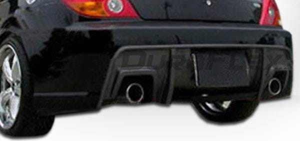 Hyundai Tiburon Duraflex Spec-R Rear Bumper Cover - 1 Piece - 106007 thumbnail 3