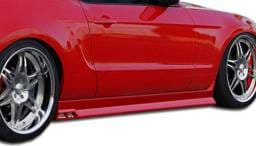 Ford Mustang Duraflex Racer 3 Side Skirts Rocker Panels - 2 Piece - 105990