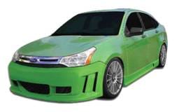 Ford Focus 4DR Duraflex Piranha Body Kit - 4 Piece - 106428