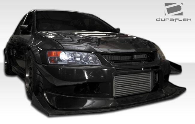Mitsubishi Lancer Duraflex VT-X Wide Body Body Kit - 9 Piece - 107313 thumbnail 4