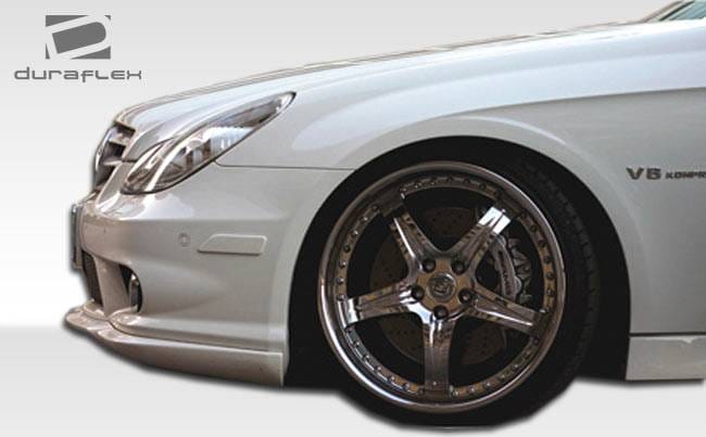Mercedes-Benz CLS Duraflex CR-S Front Under Spoiler Air Dam Lip Splitter - 1 Piece - 107151 thumbnail 6