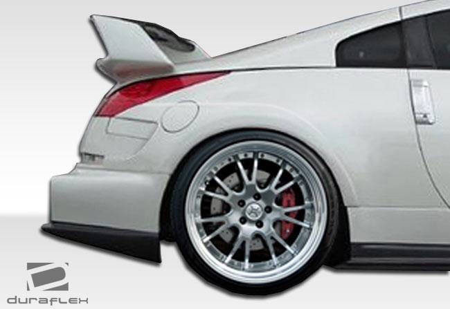 Nissan 350Z Duraflex AM-S Wide Body Rear Fender Flares - 2 Piece - 107229 thumbnail 2