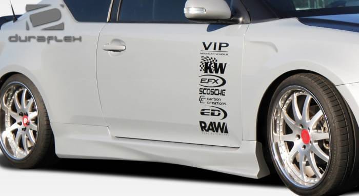 Scion tC Duraflex GT Concept Side Skirts Rocker Panels - 2 Piece - 107648 thumbnail 5