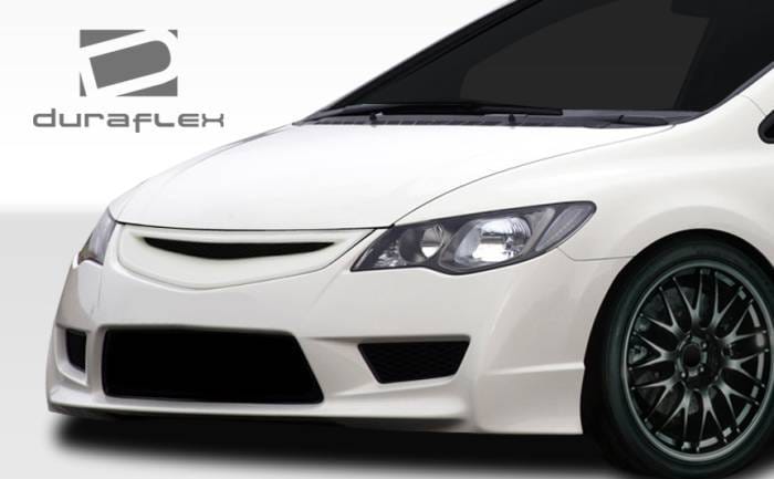 Honda Civic 4DR Duraflex JDM Type R Front End Conversion Kit - 5 Piece - 107959 thumbnail 11