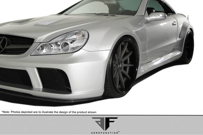 Mercedes SL AF-1 Series Aero Function Side Skirts Body Kit 108021 thumbnail 2