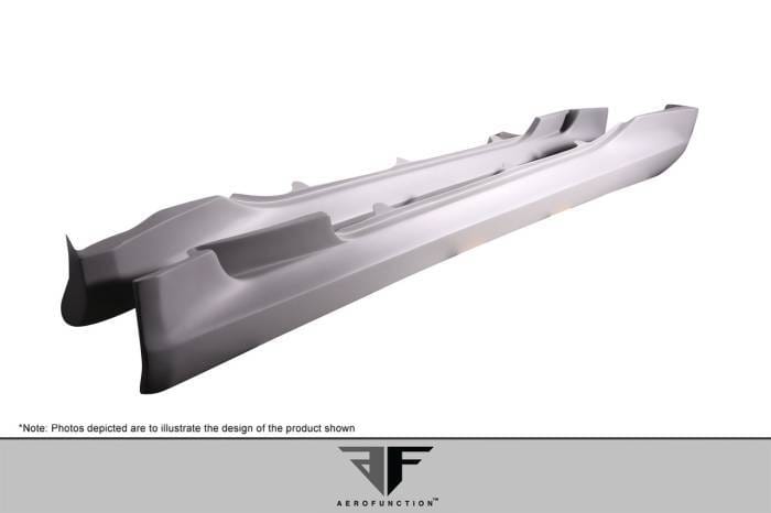 Mercedes SL AF-1 Series Aero Function Side Skirts Body Kit 108021 thumbnail 6