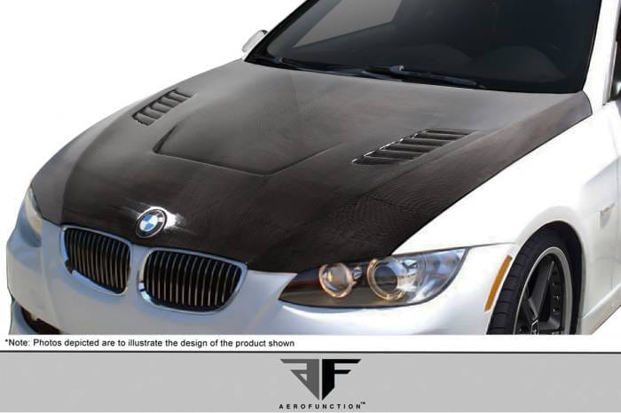 BMW 3 Series Convert AF1 Aero Function CFP Body Kit Hood 108932 thumbnail 2