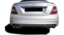 Mercedes C Class C63 w/ PDC V1 Look Vaero Rear Body Kit Bumper 109859