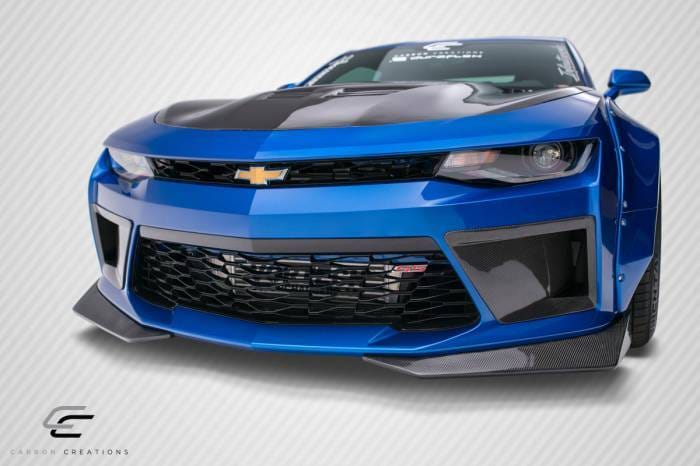 Chevy Camaro Grid DriTech Carbon Fiber Front Bumper Lip Body Kit 113176 thumbnail 2