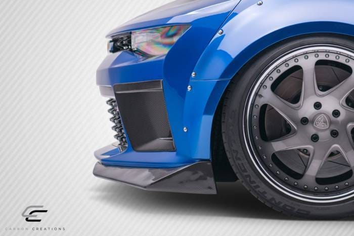 Chevy Camaro Grid DriTech Carbon Fiber Front Bumper Lip Body Kit 113176 thumbnail 8