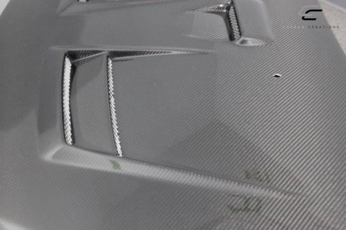 Mitsubishi Lancer D Spec Carbon Fiber Creations Body Kit- Hood 114384 thumbnail 8