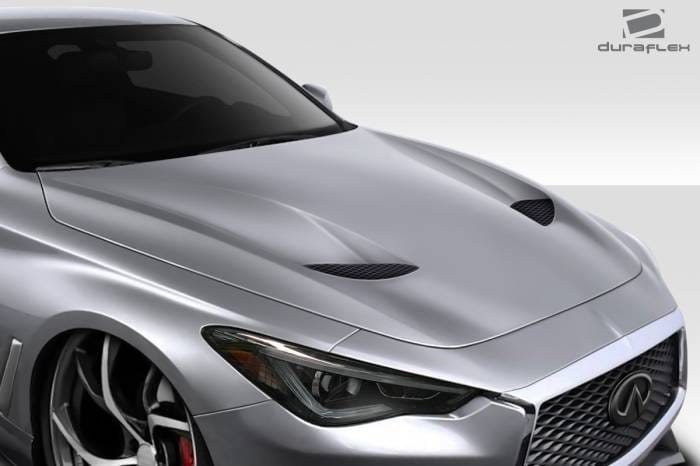 Infiniti Q60 2DR TS1 Duraflex Body Kit- Hood 116881 thumbnail 2