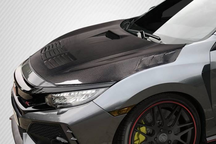 Honda Civic EVS Carbon Fiber Creations Body Kit- Hood 116758 thumbnail 3