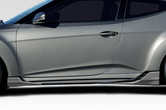 Hyundai Veloster Minda Duraflex Side Skirt Splitters Body Kit 118519