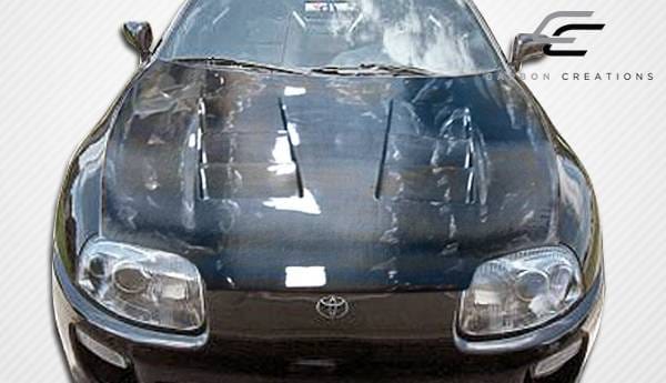 Toyota Supra Carbon Creations TS-1 Hood - 1 Piece - 103690 thumbnail 2