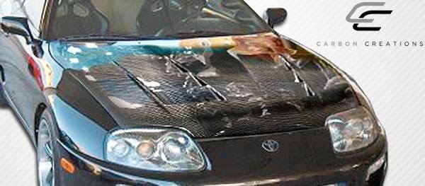 Toyota Supra Carbon Creations TS-1 Hood - 1 Piece - 103690 thumbnail 3