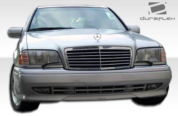 Mercedes-Benz C Class Duraflex AMG Look Front Bumper Cover - 1 Piece - 101485 thumbnail 2