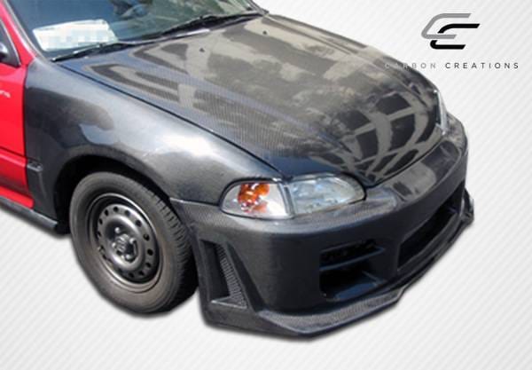 Honda Civic 2DR & 3DR Carbon Creations OEM Fenders - 2 Piece - 102840 thumbnail 4