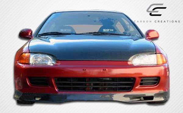 Honda Civic 2DR & 3DR Carbon Creations Spoon Style Front Lip Under Spoiler Air Dam - 1 Piece - 102728 thumbnail 2