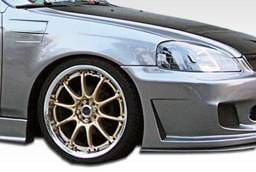 Honda Civic Duraflex X-2 Fenders - 2 Piece - 101788