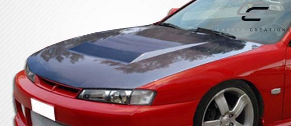 Nissan 240SX Carbon Creations D-1 Hood - 1 Piece - 104241 thumbnail 2