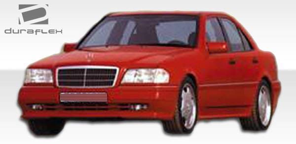 Mercedes-Benz C Class Duraflex AMG Look Front Bumper Cover - 1 Piece - 101485 thumbnail 4
