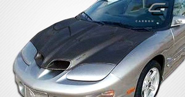 Pontiac Firebird Carbon Creations WS-6 Hood - 1 Piece - 103622 thumbnail 2