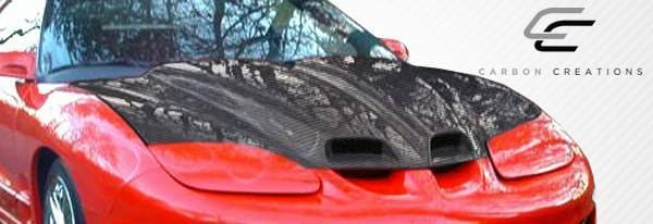 Pontiac Firebird Carbon Creations WS-6 Hood - 1 Piece - 103622 thumbnail 3