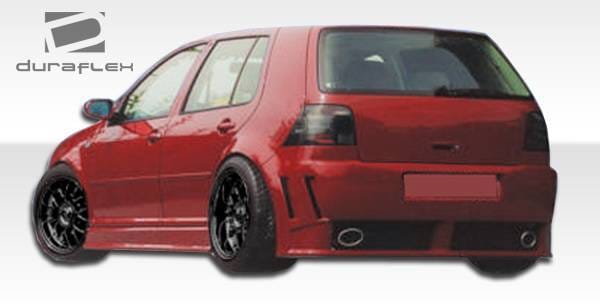 Volkswagen Golf GTI Duraflex Piranha Rear Bumper Cover - 1 Piece - 103120 thumbnail 2
