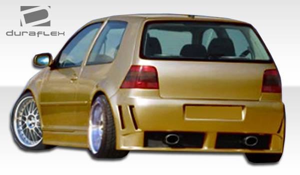 Volkswagen Golf GTI Duraflex Piranha Rear Bumper Cover - 1 Piece - 103120 thumbnail 4