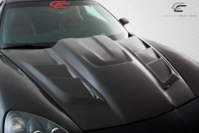 Chevrolet Corvette Carbon Creations ZR Edition 2 Hood - 1 Piece - 106142 thumbnail 2