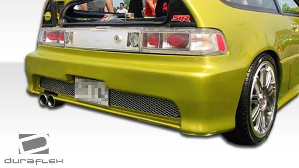 Honda CRX Duraflex Type M Rear Bumper Cover - 1 Piece - 100817 thumbnail 3