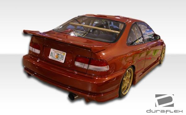 Honda Civic 2DR & 3DR Duraflex Bomber Side Skirts Rocker Panels - 2 Piece - 101719 thumbnail 5