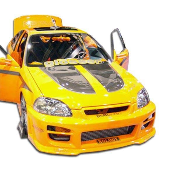 Honda Civic Duraflex R34 Front Bumper Cover - 1 Piece - 102103