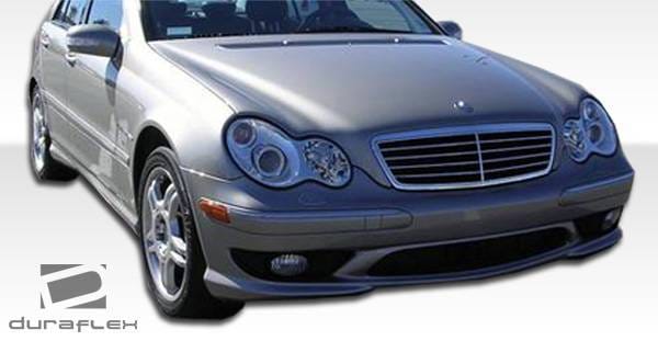 Mercedes-Benz C Class Duraflex AMG Look Front Bumper Cover - 1 Piece - 103077 thumbnail 2