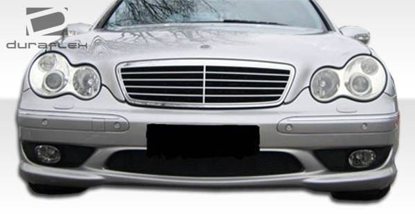 Mercedes-Benz C Class Duraflex AMG Look Front Bumper Cover - 1 Piece - 103077 thumbnail 3