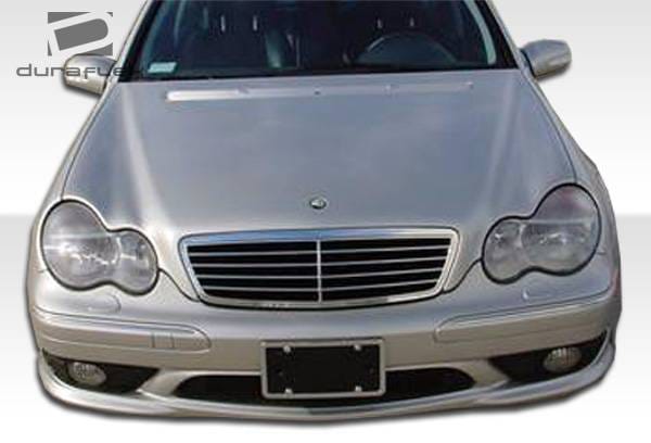 Mercedes-Benz C Class Duraflex AMG Look Front Bumper Cover - 1 Piece - 103077 thumbnail 4
