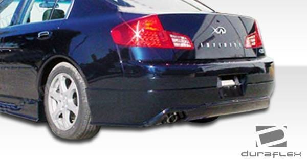 Infiniti G35 4DR Duraflex Sigma Rear Lip Under Spoiler Air Dam - 1 Piece - 103301 thumbnail 4