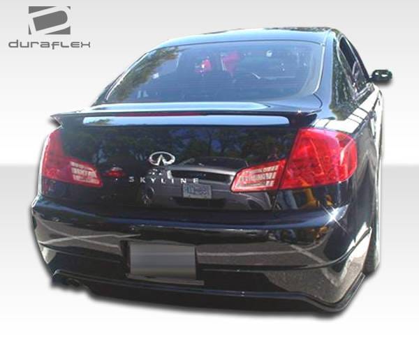 Infiniti G35 4DR Duraflex Sigma Rear Lip Under Spoiler Air Dam - 1 Piece - 103301 thumbnail 6