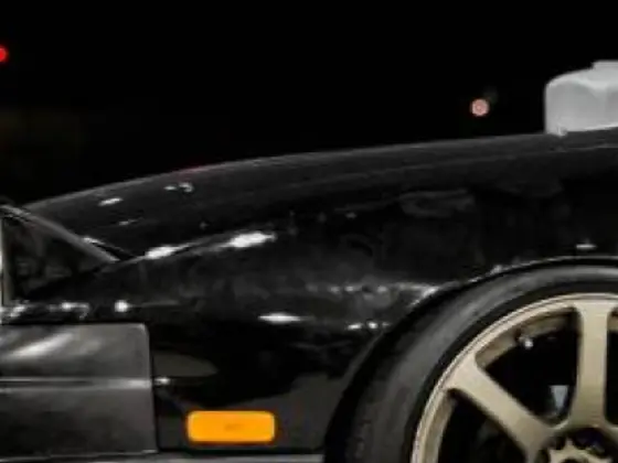 Car with full body kit